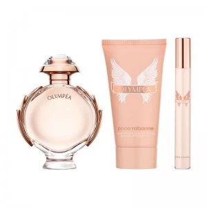 Paco Rabanne Olympea Gift Set 50ml Eau de Parfum + 75ml Body Lotion + 10ml Eau de Parfum