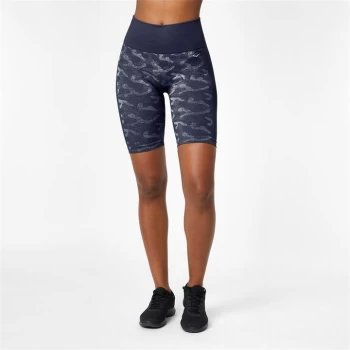 Everlast Seamless Camo Cycling Shorts - Navy