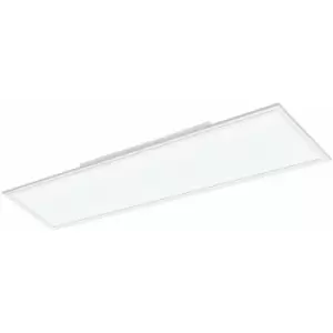 Loops - Wall / Ceiling Light White Aluminium 1200mm x 300mm Panel 40W LED 4000K