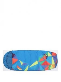 Mummy Shaped Blue Sleeping Bag