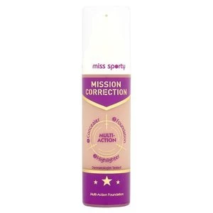 Miss Sporty - Mission Correction Foundation Light no.002 Nude