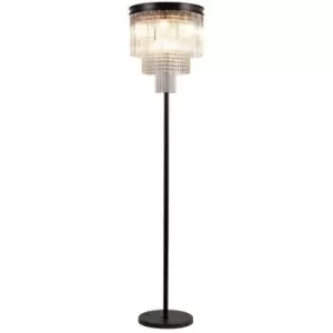 Floor Lamp, 9 Light E14, Brown Oxide - Luminosa Lighting