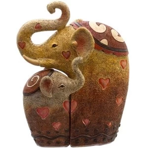 Pair of Elephants Figurine