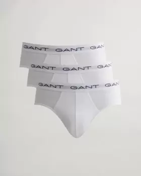 GANT Men 3 Pack Briefs (S) White