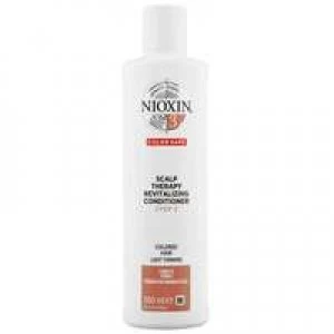 Nioxin 3D Care System System 3 Step 2 Color Safe Scalp Therapy Revitalizing Conditioner: For Colored Hair with Light Thinning 300ml