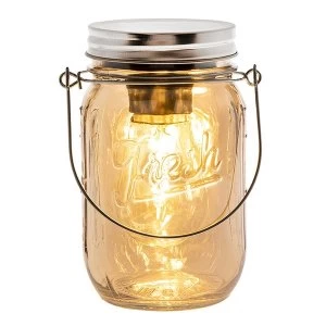 Edison LED Kilner Jar Small Amber