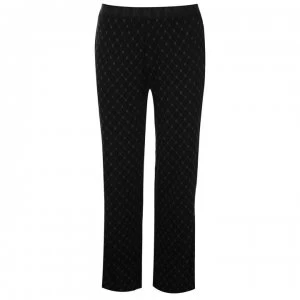 DKNY Tiny Logo Pyjama Bottoms Ladies - 002 BLACK PRT