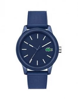 Lacoste Lacoste 12.12 Blue Dial Blue Fabric Strap Mens Watch, One Colour, Men