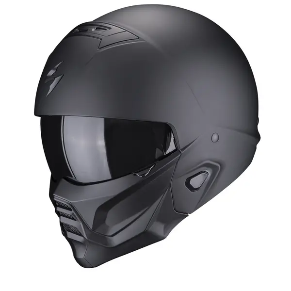 Scorpion Exo-Combat II Solid Matt Black Jet Helmet S