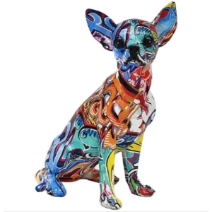 Graffiti Chihuahua Figurine By Lesser & Pavey