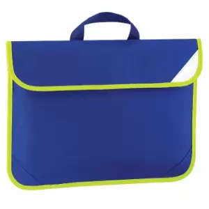 Quadra Enhanced-Vis Book Bag - 4 Litres (Pack of 2) (One Size) (Bright Royal)