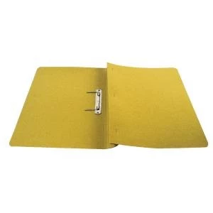 Q-Connect Transfer File 35mm Capacity Foolscap Yellow Pack of 25