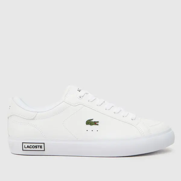 Lacoste powercourt trainers in white White UK 6 (EU 39 ½)