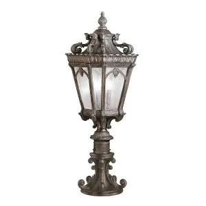 3 Light Large Outdoor Pedestal Light Londonderry IP44, E14