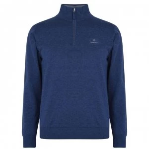 Gant Gant Classic Cotton half Zip - Indigo 902