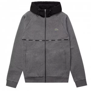 Lacoste Zip Hoodie - Grey/Black RH5