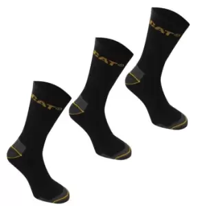 Caterpillar Work Socks 3 Pack Mens - Black