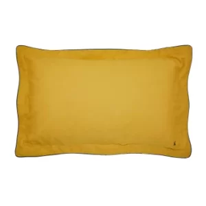 Joules Good Morning Sunshine Oxford Pillowcase, Gold