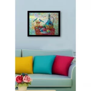 SC0603 Multicolor Decorative Framed MDF Painting