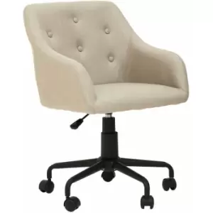 Premier Housewares Brent Beige And Black Home Office Chair