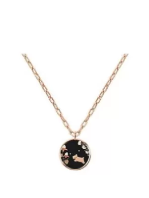 Radley Ladies 18Ct Rose Gold Plated Picture Scene Necklace