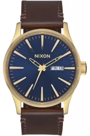 Nixon Sentry Leather Watch A105-3320