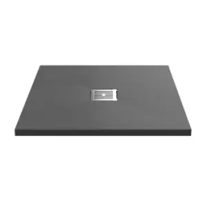 Hudson Reed Square Shower Tray 800 x 800mm - Grey