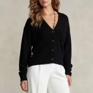 Polo Ralph Lauren Womens Long Sleeve-Cardigan - Polo Black - XL