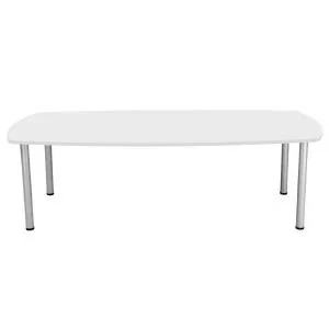 Jemini Boardroom Table 1800x1200x730mm White KF840189 KF840189