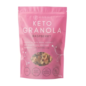 Keto Hana Keto Friendly Granola - Raspberry 300g