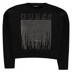 Guess Sequin Sweatshirt - Jet Black A996