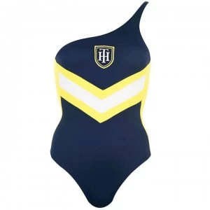 Tommy Bodywear Tommy Hilfiger Logo Swimsuit - 416 NAVY BLAZER