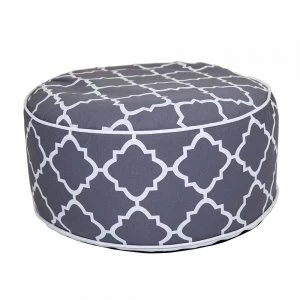 Charles Bentley Outdoor Inflatable Foot Stool Grey