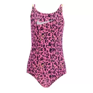 Nike Spiderback Swimsuit Girls - Pink