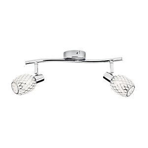 Philips Deltoid Polished Chrome 2 Bar Spotlight - G9