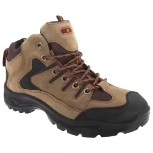 Dek Mens Ontario Lace-Up Hiking Trail Boots (7 UK) (Khaki)