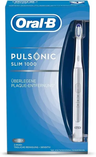 Oral B Pulsonic 1000 Slim Silver Electric toothbrush