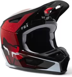 FOX V2 Vizen Motocross Helmet, red, Size S, red, Size S