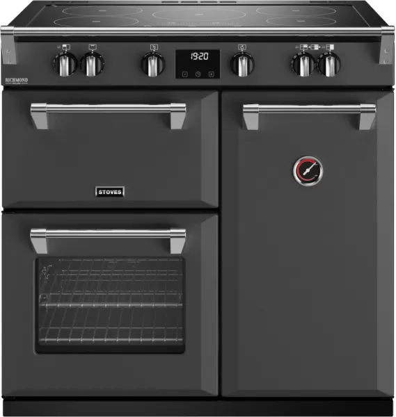 Stoves Richmond Deluxe ST DX RICH D900Ei TCH AGR Electric Range Cooker with Induction Hob - Anthracite - A/A Rated