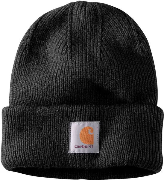 Carhartt Rib Knit Acrylic Ladies Beanie, Black for Women