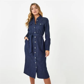 Biba BIBA Maxi Denim Dress - Blue