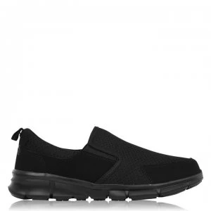 Slazenger Zeal Slip On Trainers Mens - Black