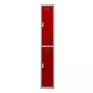 Phoenix PL Series PL1230GRE 1 Column 2 Door Personal Locker Grey