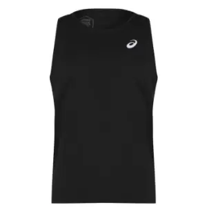 Asics Mens Core Running Vest - Black