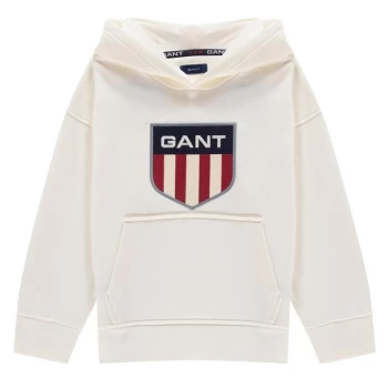 Gant Retro Shield OTH Hoodie - White