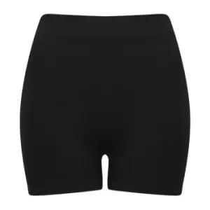 Tombo Womens/Ladies Seamless Shorts (L/XL) (Black)