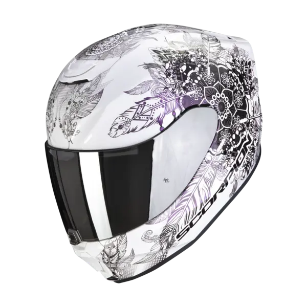 Scorpion Exo-391 Dream White-Chameleon Full Face Helmet XS