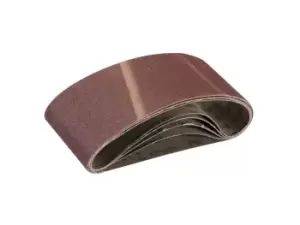 Silverline 862553 Sanding Belts 75 x 457mm 5pk 80 Grit