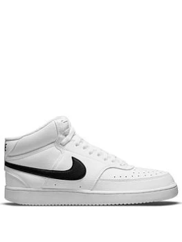 Nike Court Vision Mid - White/Black, Size 11, Men