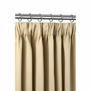 Emma Barclay Blackout Pencil Pleat Curtains Cali 46 X 54" Beige